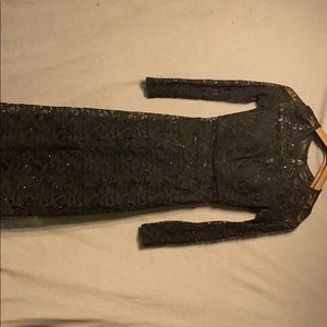 Classy black cocktail dress